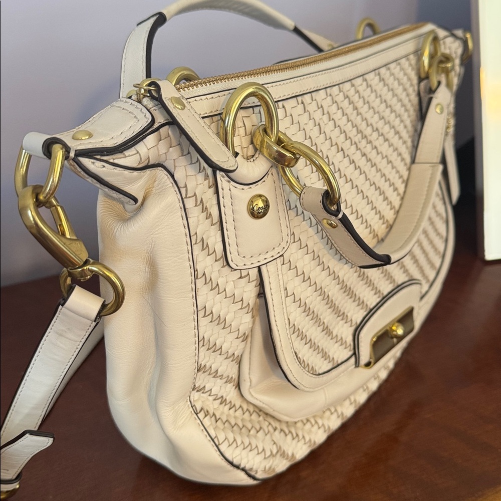 Cream/white Coach Crossbody Bag - Picture 17 of 17